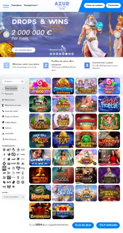 l'application et interface MAGIUS CASINO